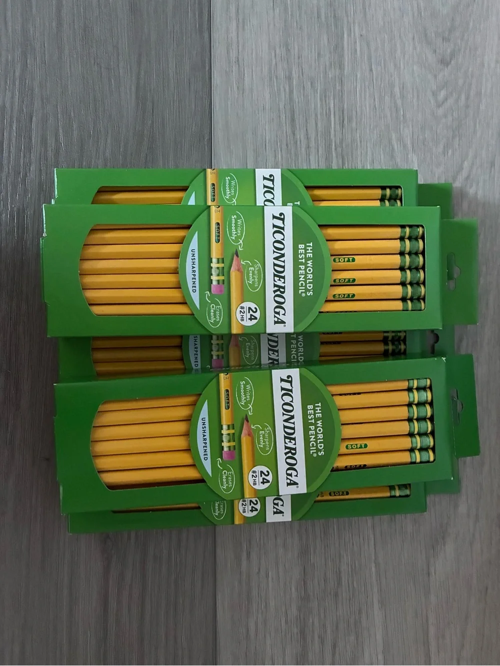 Yellow #2 Pencils - Pack of 24 (5 Packs)